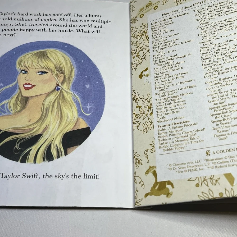 NEW Taylor Swift Little Golden Book Series‎ by Wendy Loggia (2023)